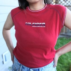 Tommy Hilfiger Sleeveless Tank Top (90s Style)
